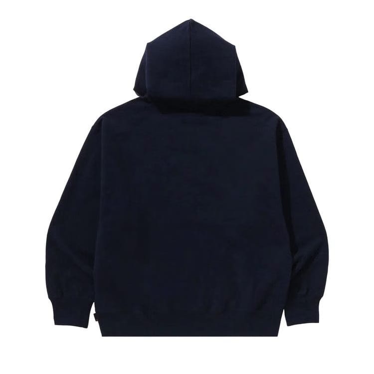BAPE Polygon Relaxed Fit Pullover Hoodie Navy
