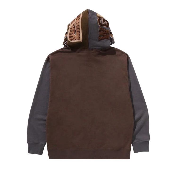 BAPE Shark Full Zip Hoodie #2 Beige