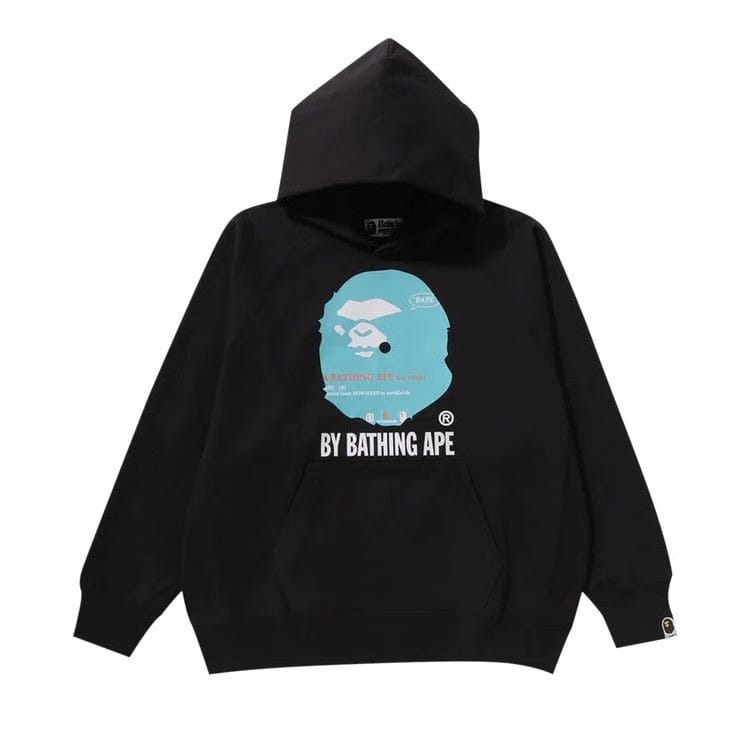 BAPE By Bathing Ape Pullover Hoodie Black