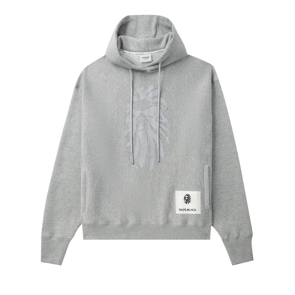 BAPE ? Black ?Logo Hoodies Grey