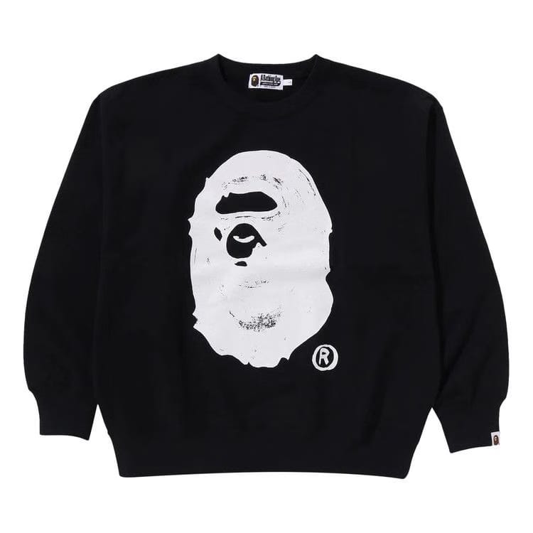 BAPE x Joshua Vibes Ape Head Crewneck Black