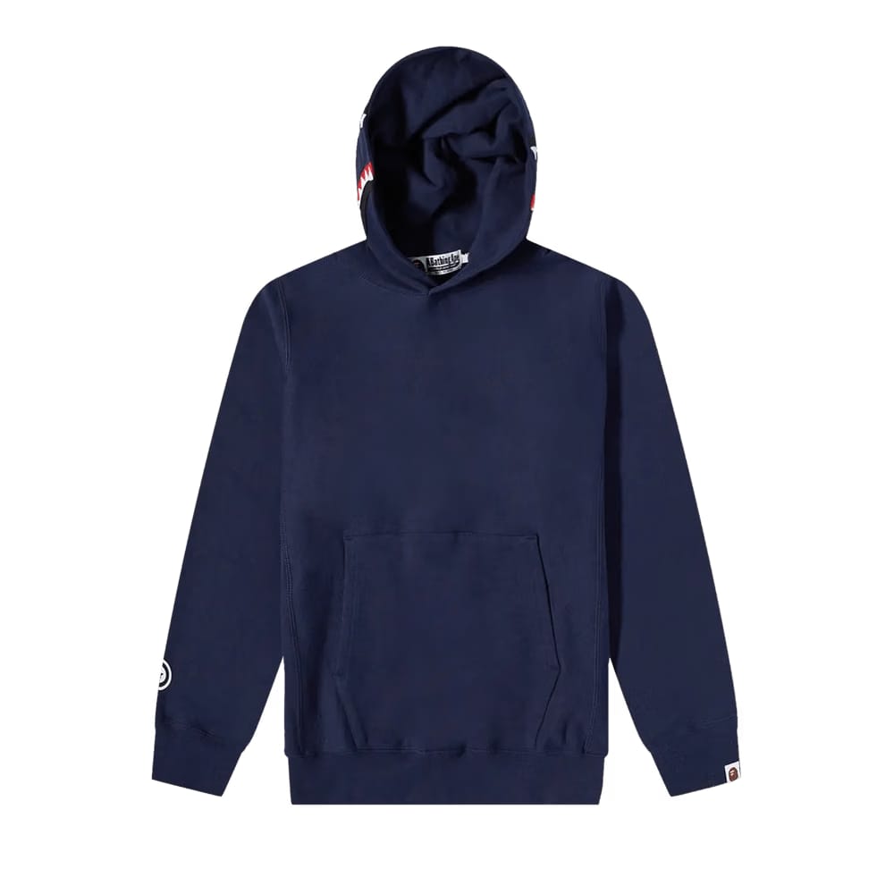 BAPE Shark Pullover Hoodie Navy