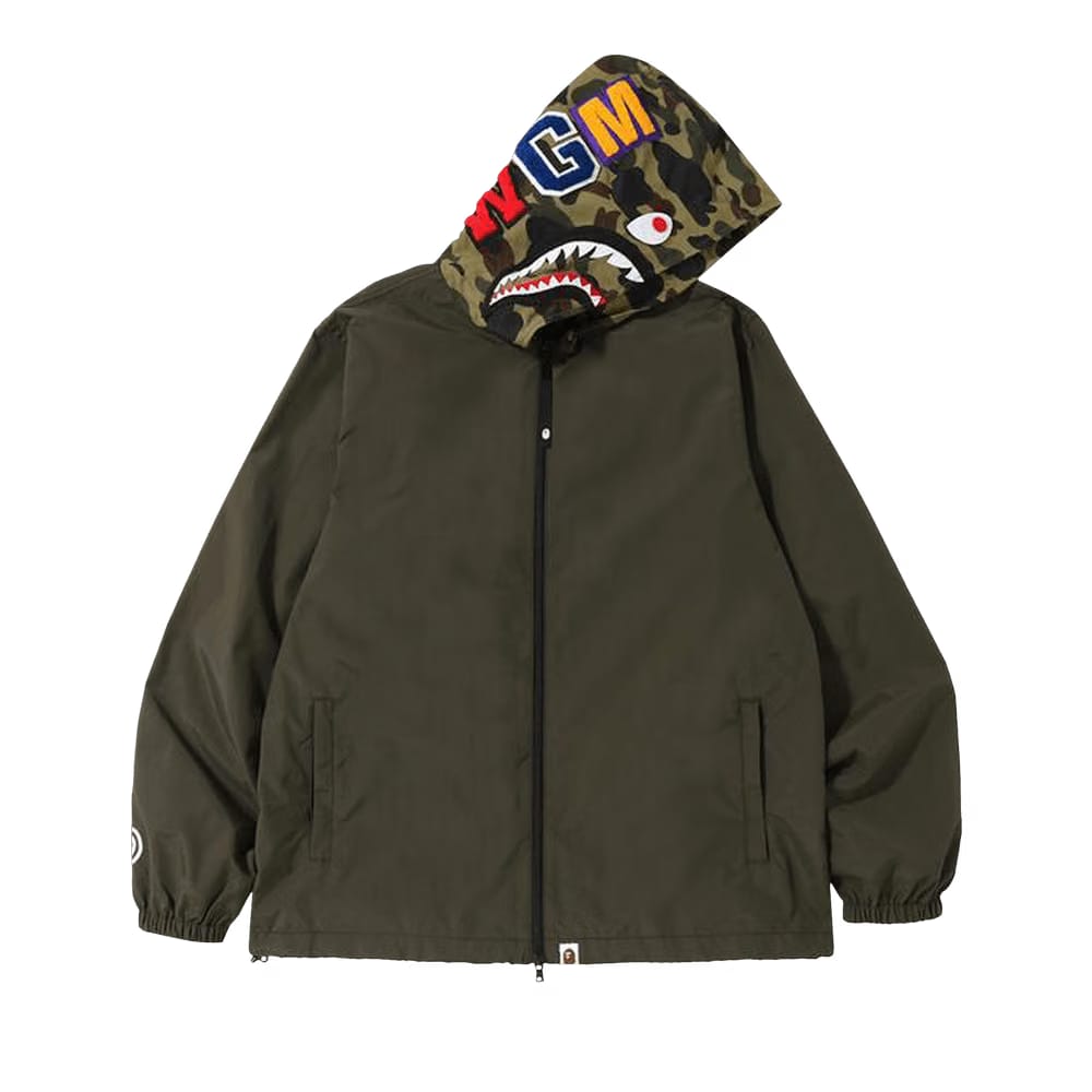 BAPE 1st Camo Hoodie Jacket Black