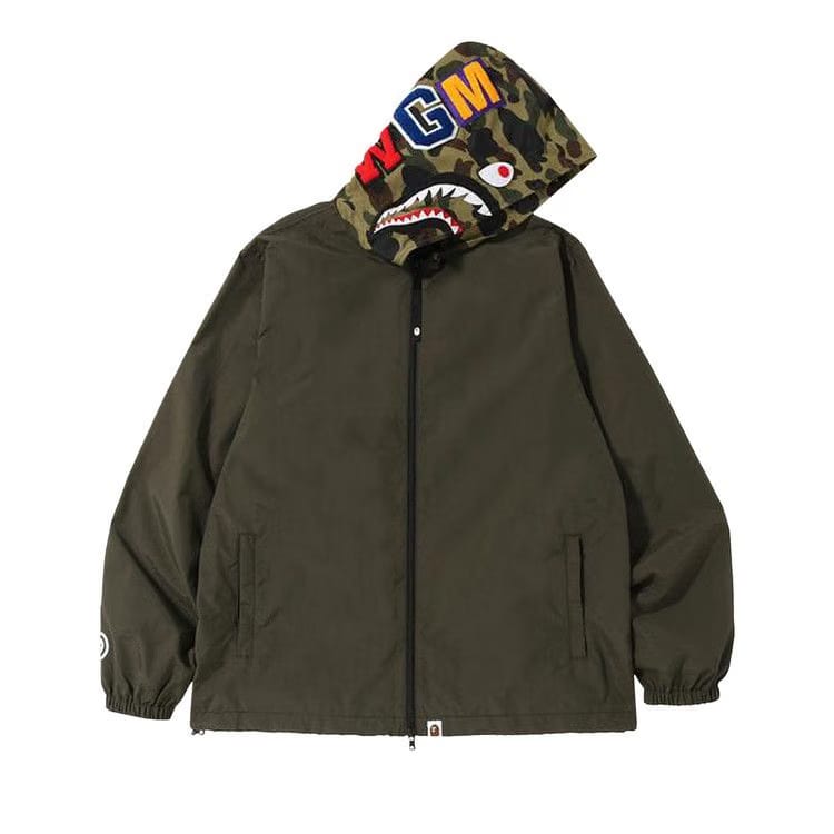 BAPE 1st Camo Hoodie Jacket Black