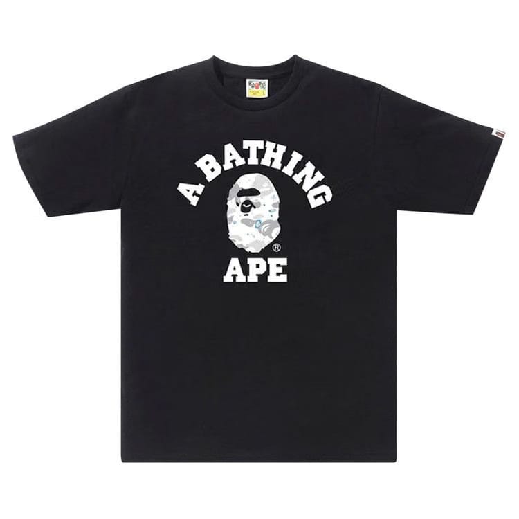 BAPE Space Camo College T-Shirt Black