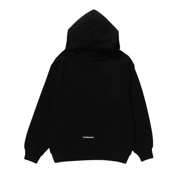 BAPE Metal One Point Full Zip Hoodie Black