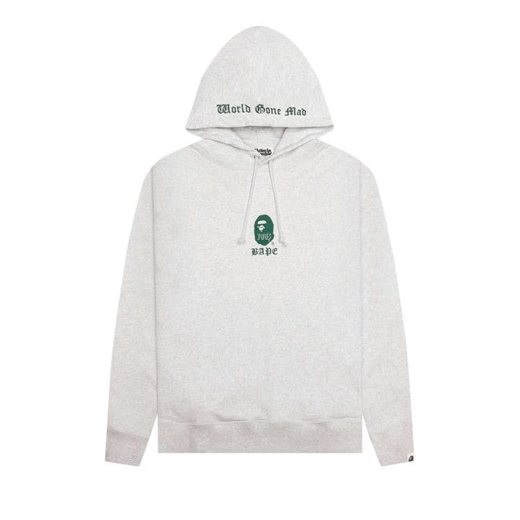 BAPE A Bathing Ape Pullover Hoodie Grey