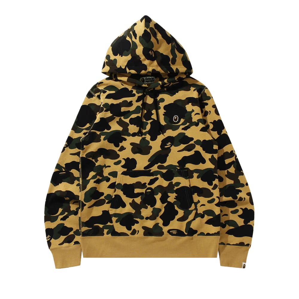 BAPE One Point Pullover Hoodie Yellow