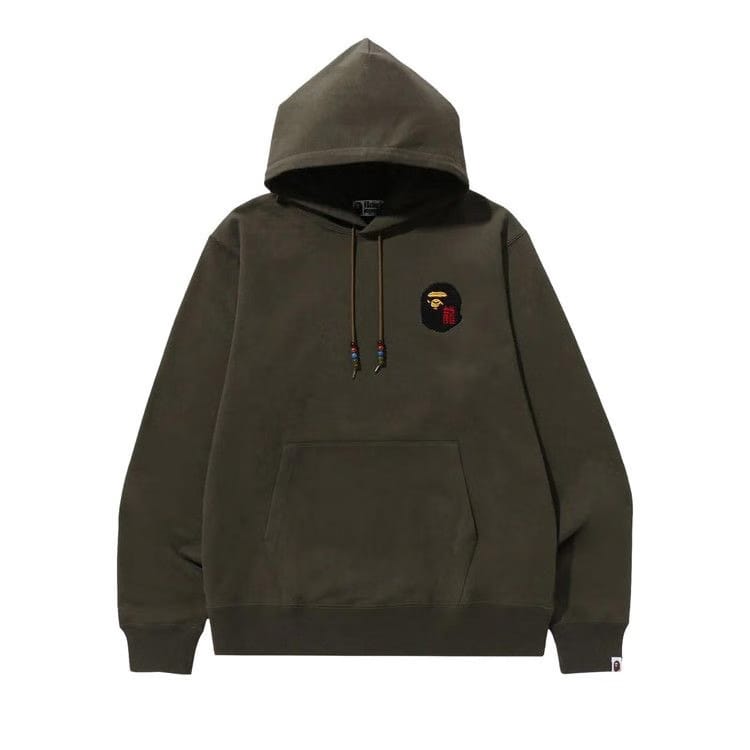 BAPE Year Of Dragon Pullover Hoodie Olive Drab
