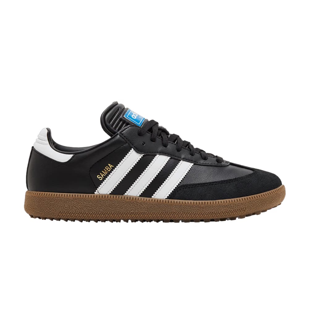 Samba Spikeless Golf Black White Gum