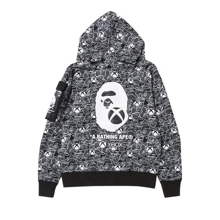 BAPE x Xbox Camo Sweat Shorts Black