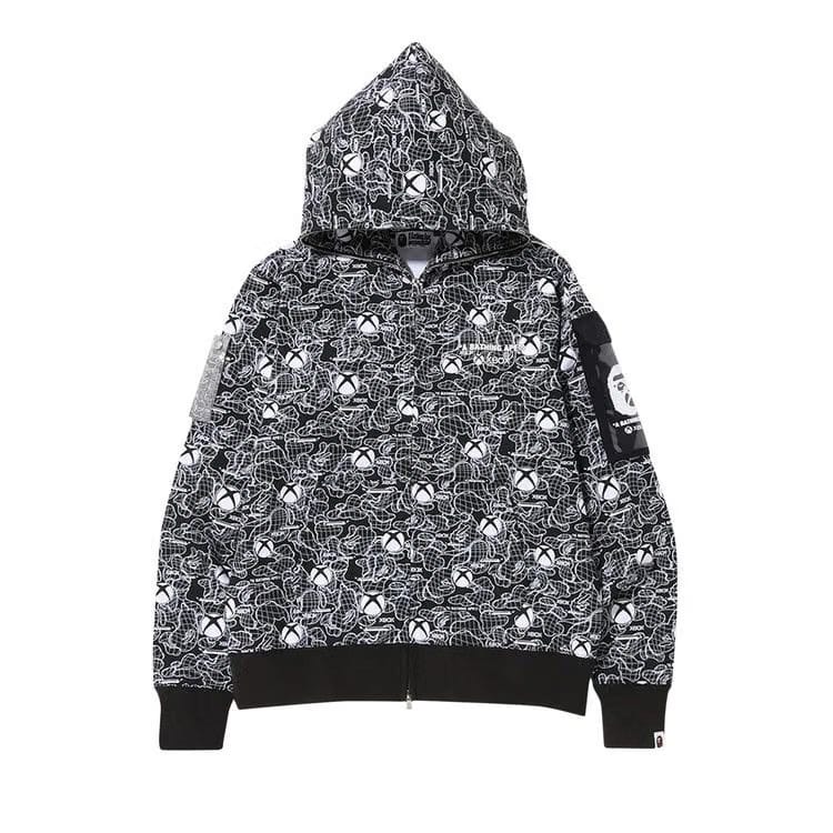 BAPE x Xbox Camo Sweat Shorts Black