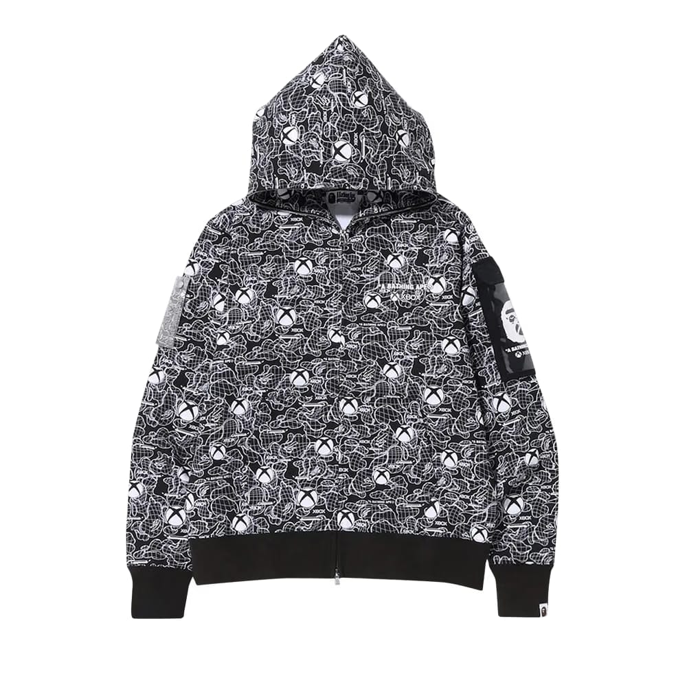 BAPE x Xbox Camo Sweat Shorts Black