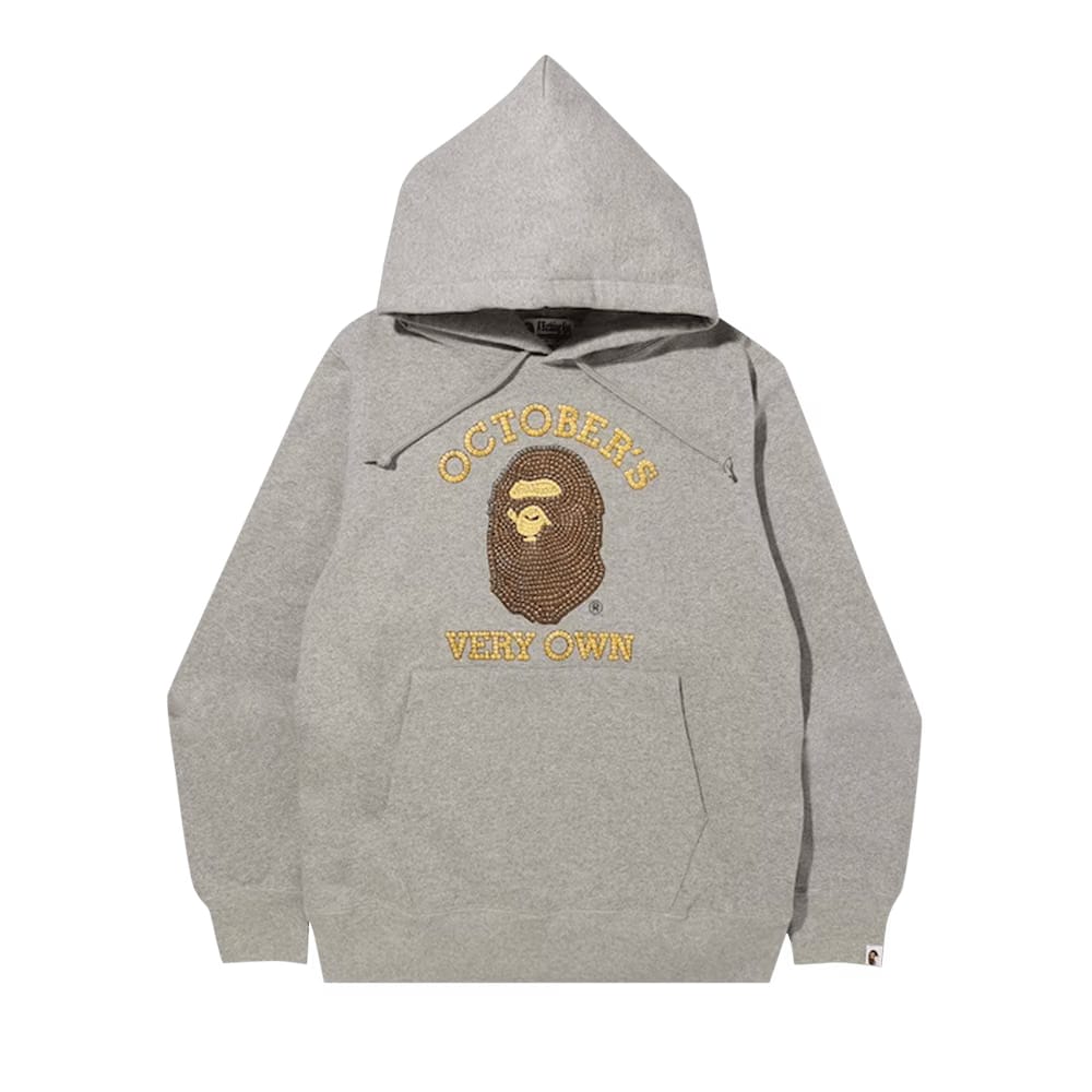 BAPE x OVO Pullover Hoodie Grey