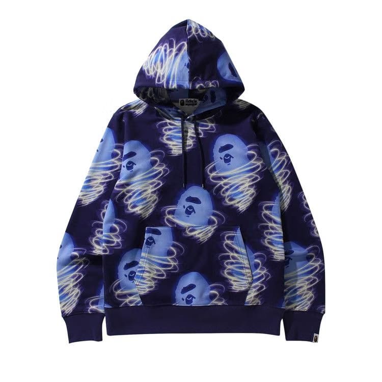 BAPE Storm Pullover Hoodie Purple