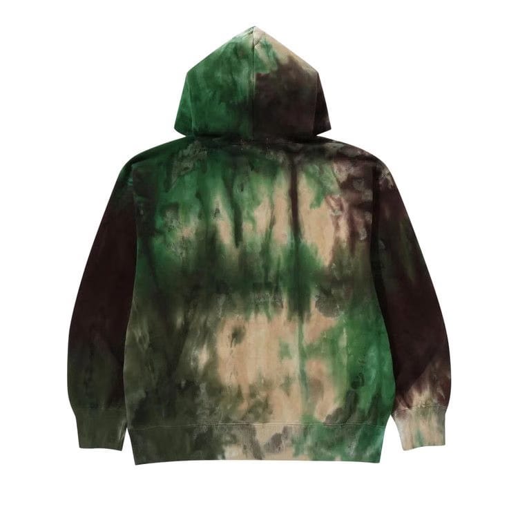BAPE Ice Dye Relaxed Fit Pullover Hoodie Green