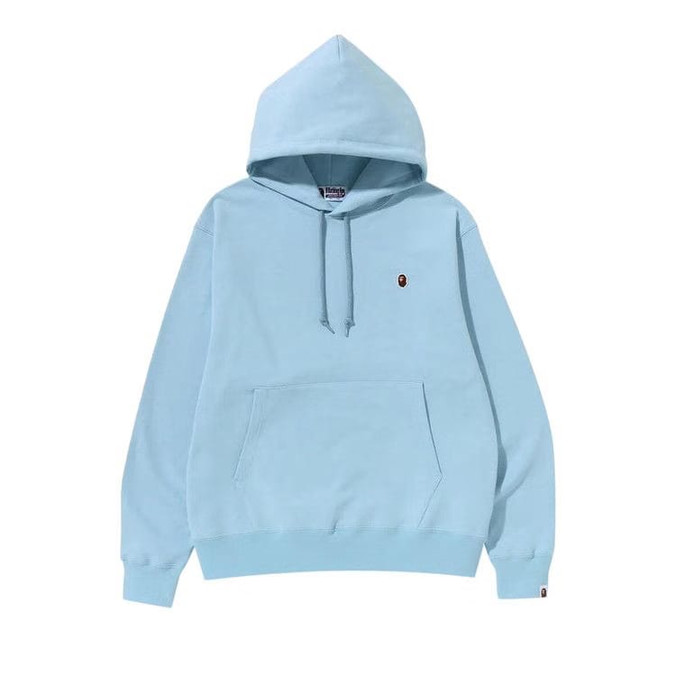BAPE Ape Head One Point Relaxed Fit Pullover Hoodie Sax