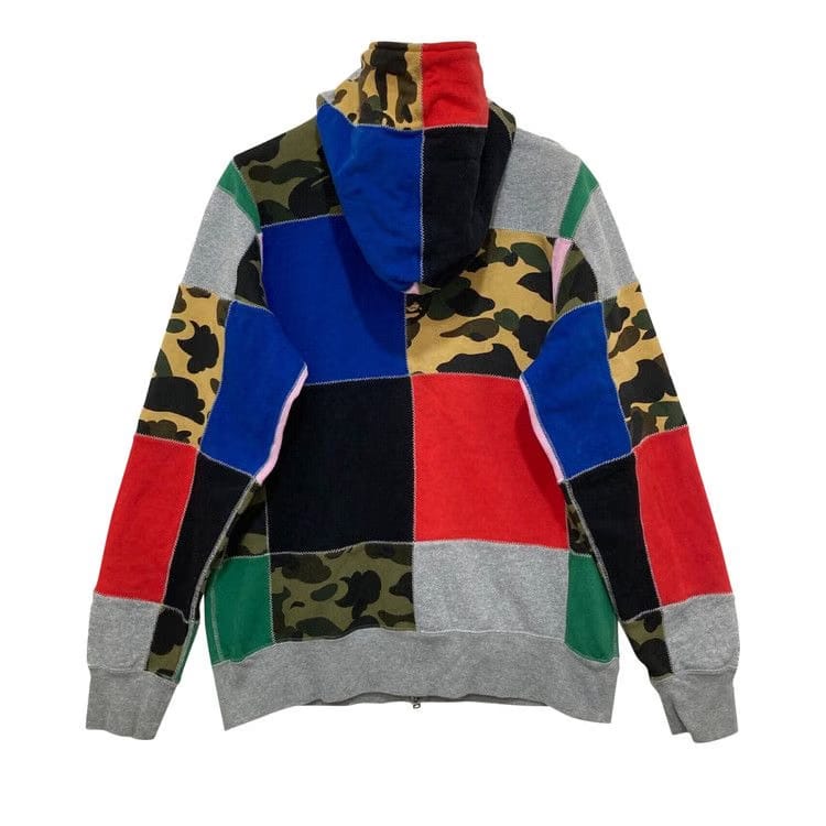 BAPE Patchwork Hoodie Multicolor