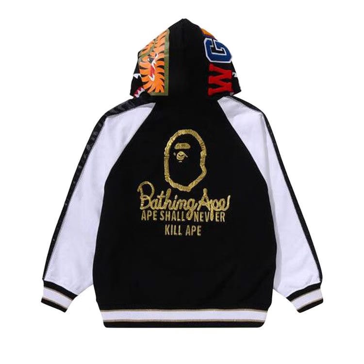 BAPE Souvenir Shark Zip Hoodie Black