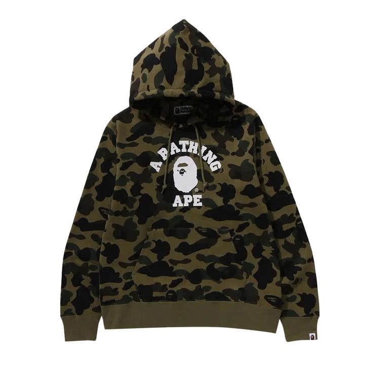 BAPE 1st Camo Hoodie Green