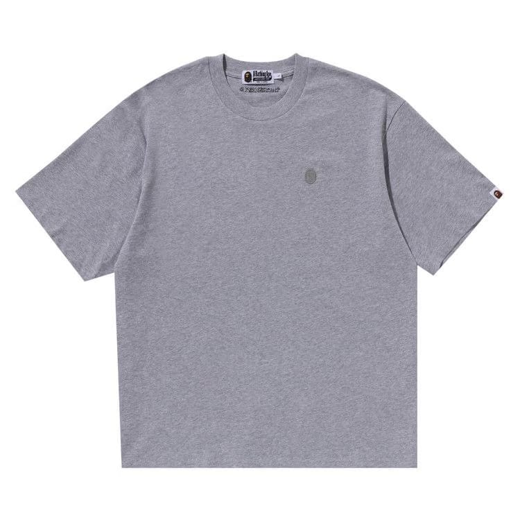 BAPE Tonal Ape Head One Point T-Shirt Grey