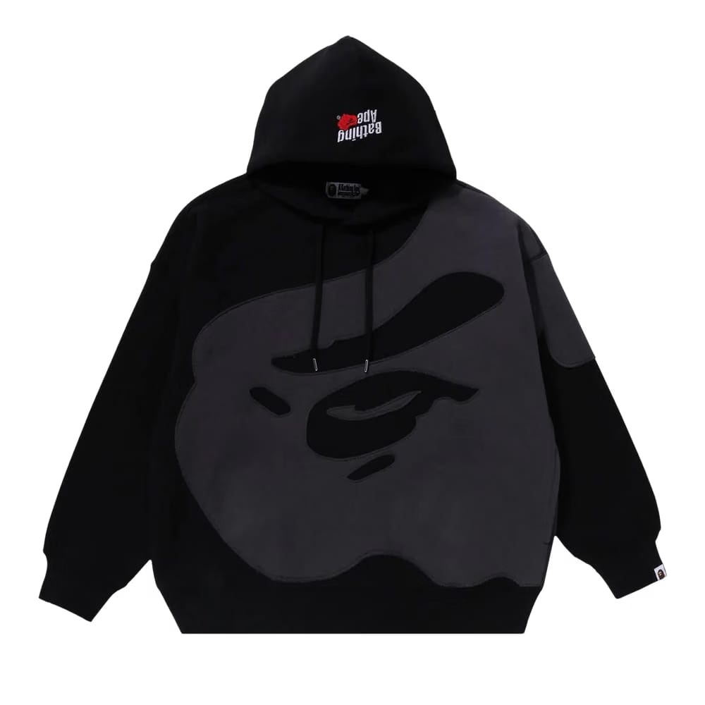 BAPE Head Patch Pullover Hoodie Black