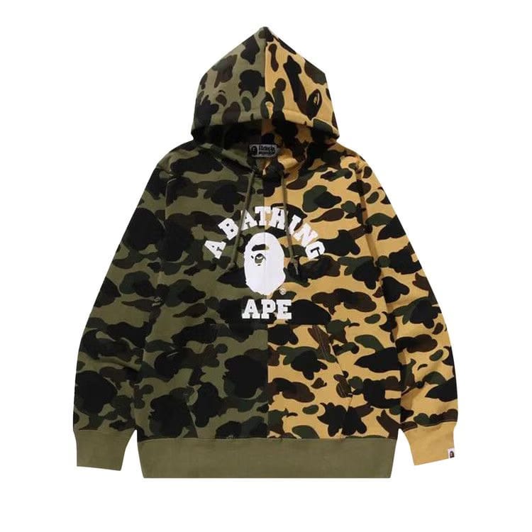 BAPE 1st Camo Separate Pullover Hoodie Multicolor