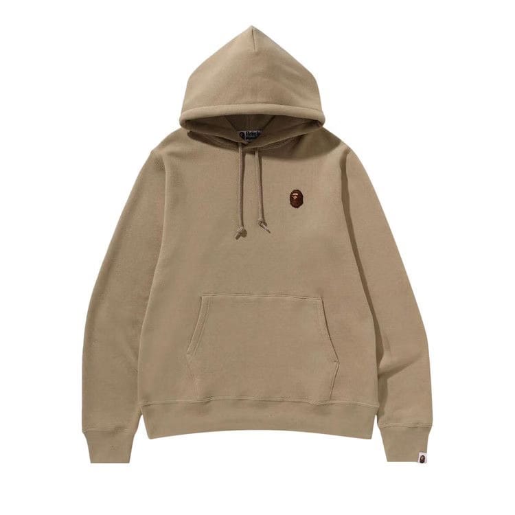 BAPE One Point Pullover Hoodie Beige