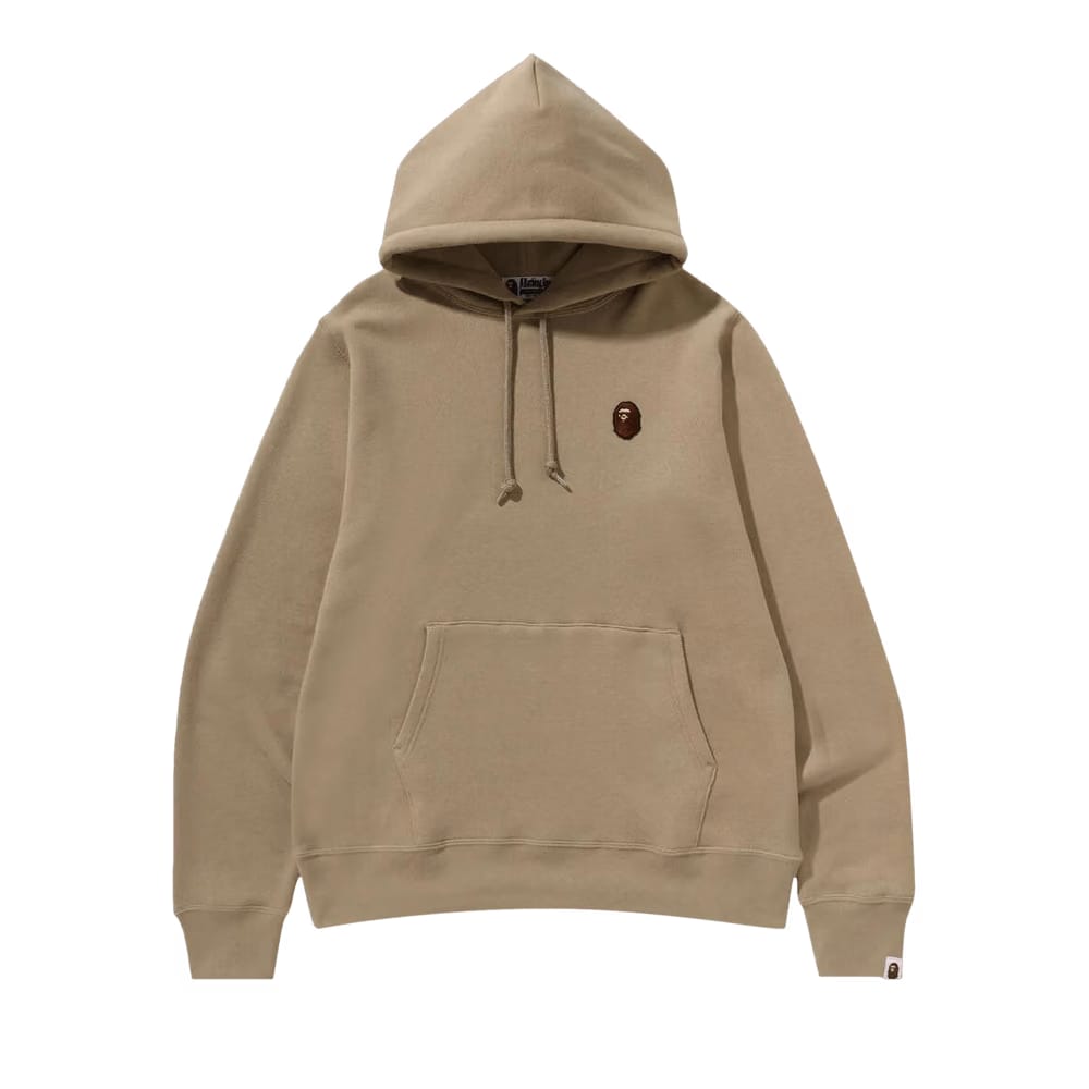 BAPE One Point Pullover Hoodie Beige