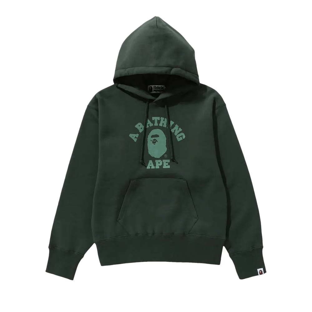 BAPE College Pullover Hoodie Green