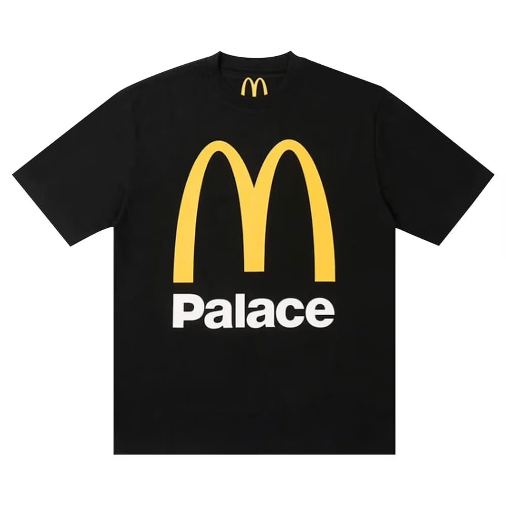 Palace x McDonald's Logo T-Shirt Black