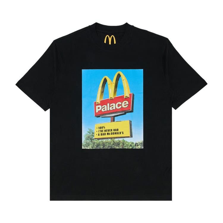 Palace x McDonald's Sign T-Shirt Black