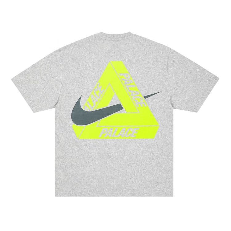 Palace x Nike Tri Swoosh T-Shirt Grey Marl