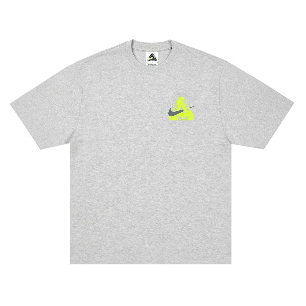 Palace x Nike Tri Swoosh T-Shirt Grey Marl