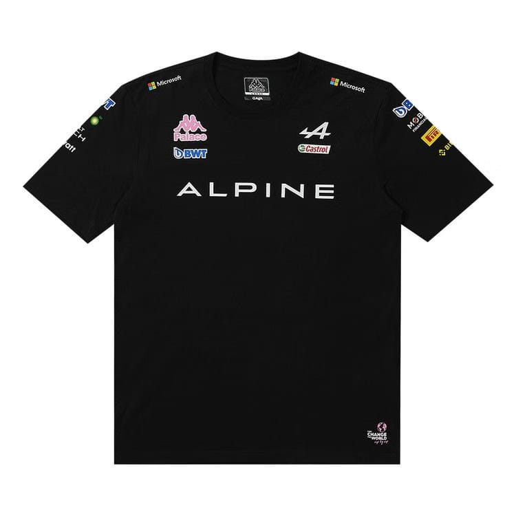 Palace x Kappa For Alpine T-Shirt Black