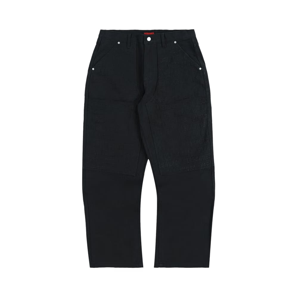 Pleasures Impact Double Knee Pants Black