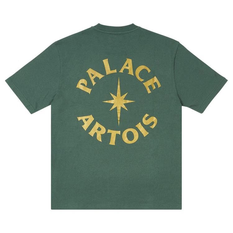 Palace x Stella Artois T-Shirt Bottle Green