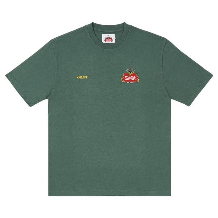 Palace x Stella Artois T-Shirt Bottle Green