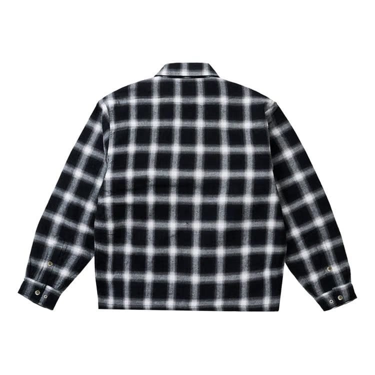 Palace Zip Up Shirt Black