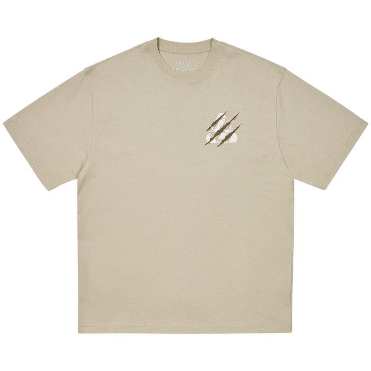 Palace Ripped Tri T-Shirt Stoney Grey
