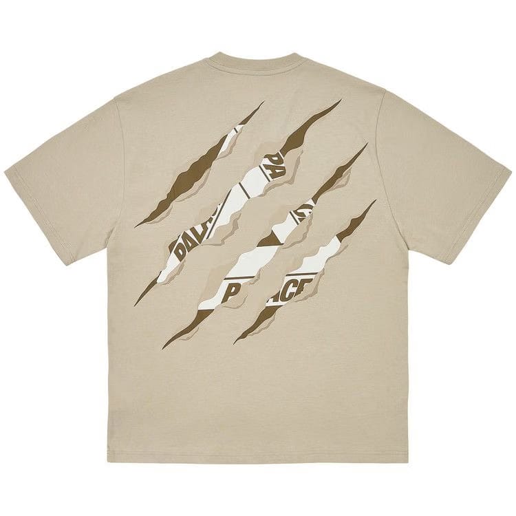 Palace Ripped Tri T-Shirt Stoney Grey