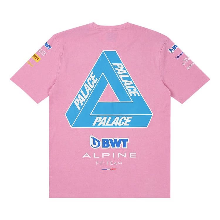 Palace x Kappa For Alpine T-Shirt Pink