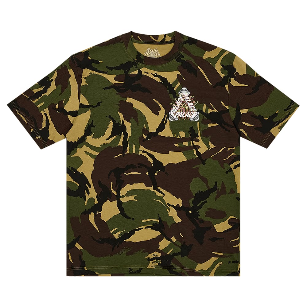 Palace Speaker P-3 T-Shirt Woodland Camo
