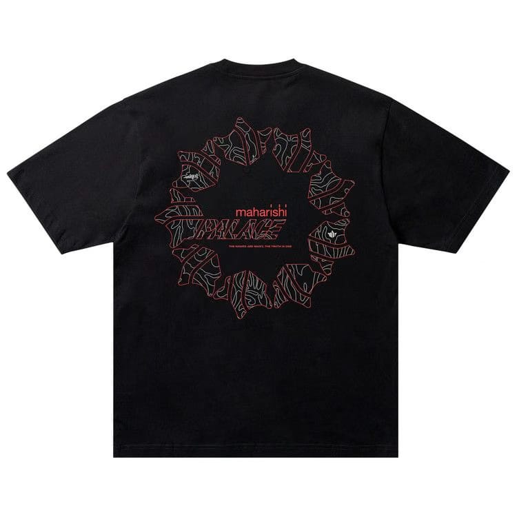 Palace x Maharishi Templea Star Kor Om T-Shirt Black