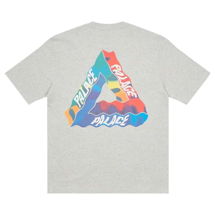 Palace Tri-Visions T-Shirt Grey Marl