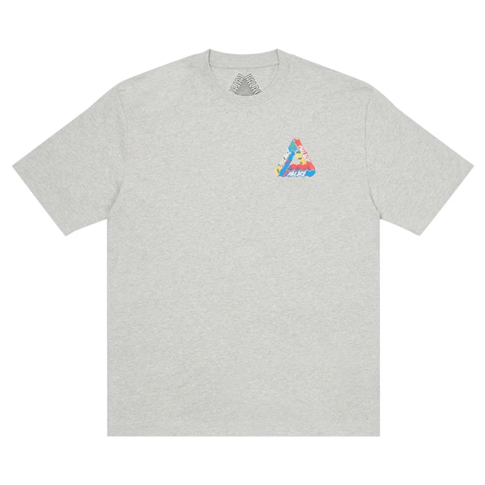 Palace Tri-Visions T-Shirt Grey Marl