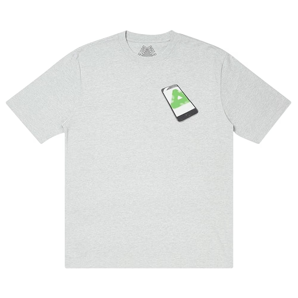Palace Tri-Phone T-Shirt Grey Marl