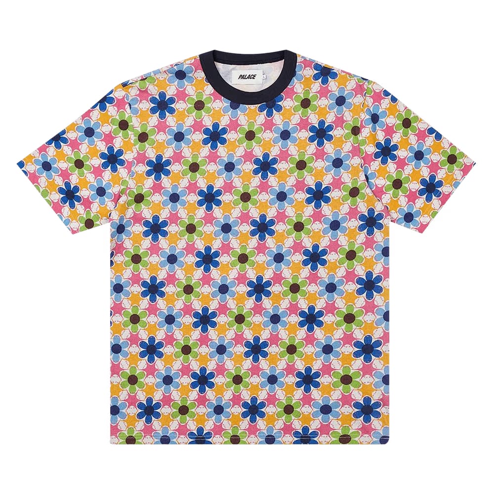 Palace Curtains T-Shirt Pink/Blue