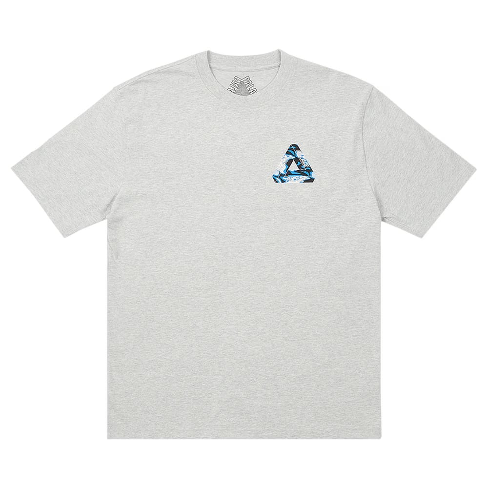 Palace Jungle Camo Tri-Ferg T-Shirt Grey Marl