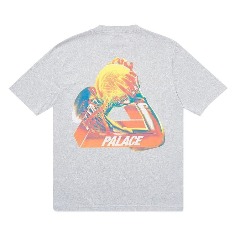 Palace Tri-Gaine T-Shirt Grey Marl